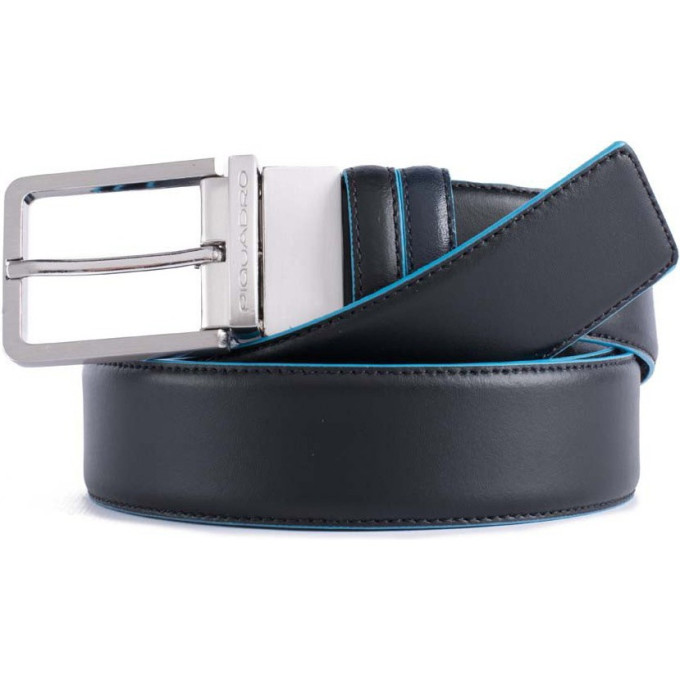 Ремень мужской PIQUADRO CU5922C86/NBLU черный/синий